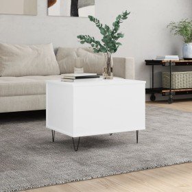 Mesa de centro madera contrachapada blanco 60x44,5x45 cm en Mesas de centro | Comprar online en Foru.es