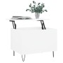 Mesa de centro madera contrachapada blanco 60x44,5x45 cm en Mesas de centro | Comprar online en Foru.es