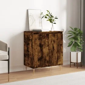 Aparador madera contrachapada color roble ahumado 60x35x70 cm de vidaXL, Aparadores - Ref: Foro24-827153, Precio: 58,71 €, De...