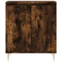 Aparador madera contrachapada color roble ahumado 60x35x70 cm de vidaXL, Aparadores - Ref: Foro24-827153, Precio: 59,52 €, De...