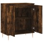 Aparador madera contrachapada color roble ahumado 60x35x70 cm de vidaXL, Aparadores - Ref: Foro24-827153, Precio: 59,52 €, De...