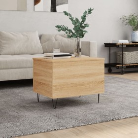 Mesa de centro madera contrachapada roble Sonoma 60x44,5x45 cm en Mesas de centro | Comprar online en Foru.es