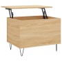 Mesa de centro madera contrachapada roble Sonoma 60x44,5x45 cm en Mesas de centro | Comprar online en Foru.es