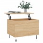 Mesa de centro madera contrachapada roble Sonoma 60x44,5x45 cm en Mesas de centro | Comprar online en Foru.es