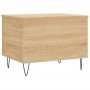 Mesa de centro madera contrachapada roble Sonoma 60x44,5x45 cm en Mesas de centro | Comprar online en Foru.es