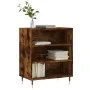 Aparador madera de ingeniería roble ahumado 57x35x70 cm de vidaXL, Aparadores - Ref: Foro24-827129, Precio: 49,26 €, Descuent...