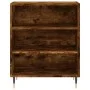 Aparador madera de ingeniería roble ahumado 57x35x70 cm de vidaXL, Aparadores - Ref: Foro24-827129, Precio: 49,26 €, Descuent...