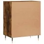 Aparador madera de ingeniería roble ahumado 57x35x70 cm de vidaXL, Aparadores - Ref: Foro24-827129, Precio: 49,26 €, Descuent...