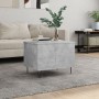 Mesa de centro madera contrachapada gris hormigón 60x44,5x45 cm en Mesas de centro | Comprar online en Foru.es