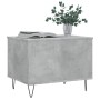 Mesa de centro madera contrachapada gris hormigón 60x44,5x45 cm en Mesas de centro | Comprar online en Foru.es