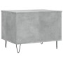 Mesa de centro madera contrachapada gris hormigón 60x44,5x45 cm en Mesas de centro | Comprar online en Foru.es