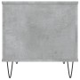 Mesa de centro madera contrachapada gris hormigón 60x44,5x45 cm en Mesas de centro | Comprar online en Foru.es