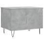 Mesa de centro madera contrachapada gris hormigón 60x44,5x45 cm en Mesas de centro | Comprar online en Foru.es