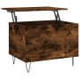 Mesa de centro madera contrachapada roble ahumado 60x44,5x45 cm en Mesas de centro | Comprar online en Foru.es