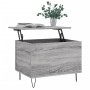 Mesa de centro madera contrachapada gris Sonoma 60x44,5x45 cm en Mesas de centro | Comprar online en Foru.es