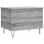 Mesa de centro madera contrachapada gris Sonoma 60x44,5x45 cm en Mesas de centro | Comprar online en Foru.es