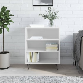Aparador madera de ingeniería blanco brillante 57x35x70 cm de vidaXL, Aparadores - Ref: Foro24-827134, Precio: 52,94 €, Descu...
