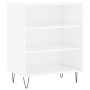 Aparador madera de ingeniería blanco brillante 57x35x70 cm de vidaXL, Aparadores - Ref: Foro24-827134, Precio: 52,94 €, Descu...