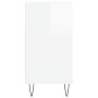 Aparador madera de ingeniería blanco brillante 57x35x70 cm de vidaXL, Aparadores - Ref: Foro24-827134, Precio: 52,94 €, Descu...