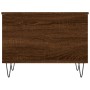 Mesa de centro madera contrachapada roble marrón 60x44,5x45 cm en Mesas de centro | Comprar online en Foru.es