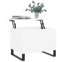 Mesa de centro madera contrachapada blanco 60x44,5x45 cm en Mesas de centro | Comprar online en Foru.es