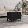 Mesa de centro madera contrachapada negro 60x44,5x45 cm en Mesas de centro | Comprar online en Foru.es