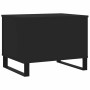 Mesa de centro madera contrachapada negro 60x44,5x45 cm en Mesas de centro | Comprar online en Foru.es