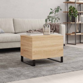 Mesa de centro madera contrachapada roble Sonoma 60x44,5x45 cm en Mesas de centro | Comprar online en Foru.es