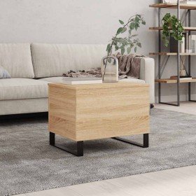 Mesa de centro madera contrachapada roble Sonoma 60x44,5x45 cm en Mesas de centro | Comprar online en Foru.es