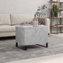 Mesa de centro madera contrachapada gris hormigón 60x44,5x45 cm en Mesas de centro | Comprar online en Foru.es