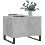 Mesa de centro madera contrachapada gris hormigón 60x44,5x45 cm en Mesas de centro | Comprar online en Foru.es