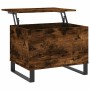 Mesa de centro madera contrachapada roble ahumado 60x44,5x45 cm en Mesas de centro | Comprar online en Foru.es