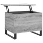 Mesa de centro madera contrachapada gris Sonoma 60x44,5x45 cm en Mesas de centro | Comprar online en Foru.es