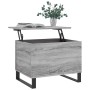 Mesa de centro madera contrachapada gris Sonoma 60x44,5x45 cm en Mesas de centro | Comprar online en Foru.es