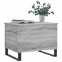 Mesa de centro madera contrachapada gris Sonoma 60x44,5x45 cm en Mesas de centro | Comprar online en Foru.es