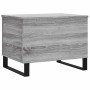 Mesa de centro madera contrachapada gris Sonoma 60x44,5x45 cm en Mesas de centro | Comprar online en Foru.es