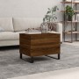 Mesa de centro madera contrachapada roble marrón 60x44,5x45 cm en Mesas de centro | Comprar online en Foru.es