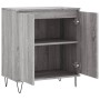 Aparador de madera contrachapada gris Sonoma 60x35x70 cm de vidaXL, Aparadores - Ref: Foro24-827162, Precio: 73,70 €, Descuen...