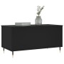 Mesa de centro madera contrachapada negro 90x44,5x45 cm en Mesas de centro | Comprar online en Foru.es