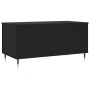 Mesa de centro madera contrachapada negro 90x44,5x45 cm en Mesas de centro | Comprar online en Foru.es