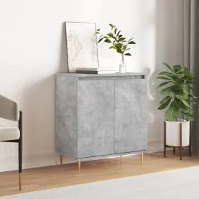 Aparador de madera contrachapada gris hormigón 60x35x70 cm de vidaXL, Aparadores - Ref: Foro24-827152, Precio: 60,19 €, Descu...