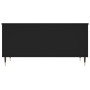 Mesa de centro madera contrachapada negro 90x44,5x45 cm en Mesas de centro | Comprar online en Foru.es