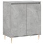 Aparador de madera contrachapada gris hormigón 60x35x70 cm de vidaXL, Aparadores - Ref: Foro24-827152, Precio: 61,04 €, Descu...
