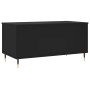 Mesa de centro madera contrachapada negro 90x44,5x45 cm en Mesas de centro | Comprar online en Foru.es