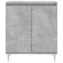Aparador de madera contrachapada gris hormigón 60x35x70 cm de vidaXL, Aparadores - Ref: Foro24-827152, Precio: 61,04 €, Descu...