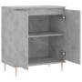 Aparador de madera contrachapada gris hormigón 60x35x70 cm de vidaXL, Aparadores - Ref: Foro24-827152, Precio: 61,04 €, Descu...