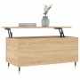Mesa de centro madera contrachapada roble Sonoma 90x44,5x45 cm en Mesas de centro | Comprar online en Foru.es