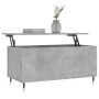 Mesa de centro madera contrachapada gris hormigón 90x44,5x45 cm en Mesas de centro | Comprar online en Foru.es