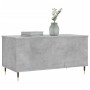 Mesa de centro madera contrachapada gris hormigón 90x44,5x45 cm en Mesas de centro | Comprar online en Foru.es