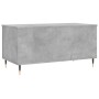 Mesa de centro madera contrachapada gris hormigón 90x44,5x45 cm en Mesas de centro | Comprar online en Foru.es